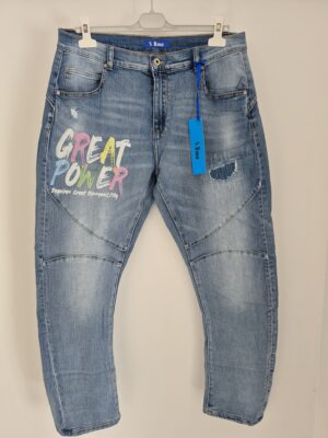 Jean en denim bleu clair