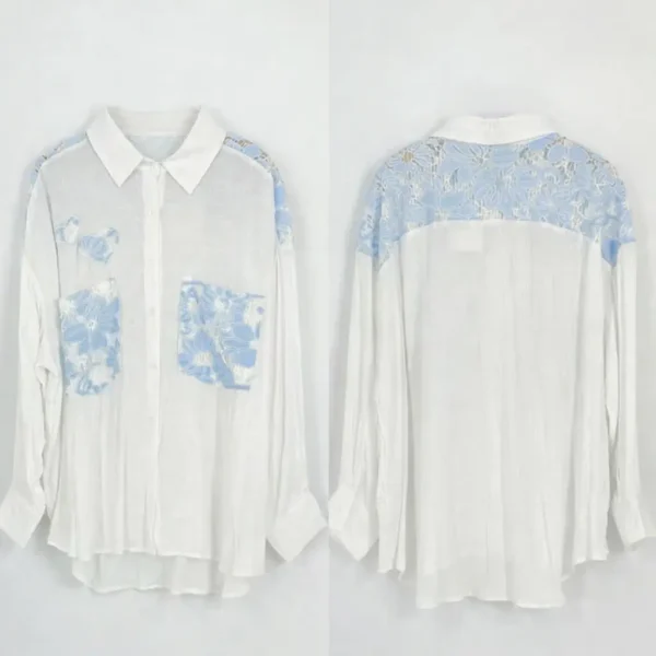 Chemise blanche légère et fluide