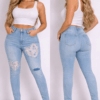 Jean denim bleu clair