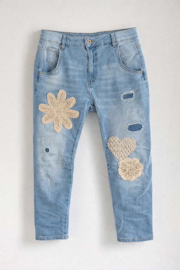 Jean bleu clair tendance