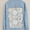 Veste dentelle florale
