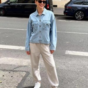 Veste en jean style moderne