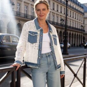 Veste courte au style chic et moderne