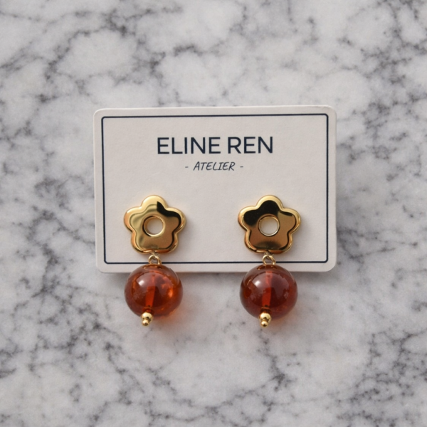 Boucles d’oreilles en acier inoxydable