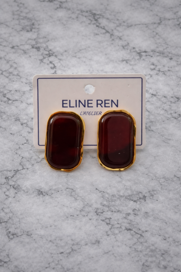 Boucles d’oreilles en acier inoxydable