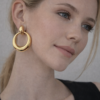 Boucles d’oreilles en acier inoxydable doré