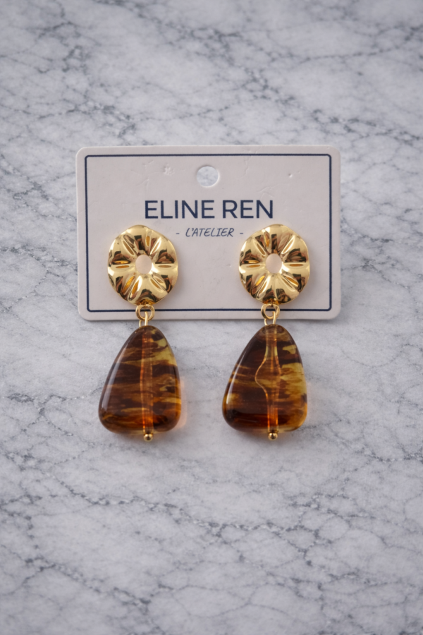 Boucles d’oreilles en acier inoxydable