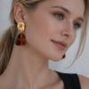 Boucles d’oreilles en acier inoxydable