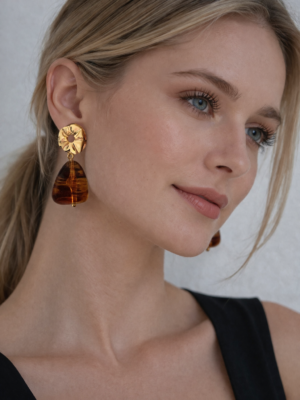 Boucles d’oreilles en acier inoxydable