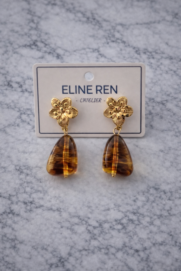 Boucles d’oreilles en acier inoxydable