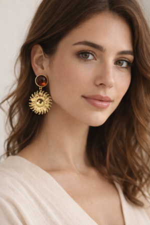 Boucles d’oreilles en acier inoxydable