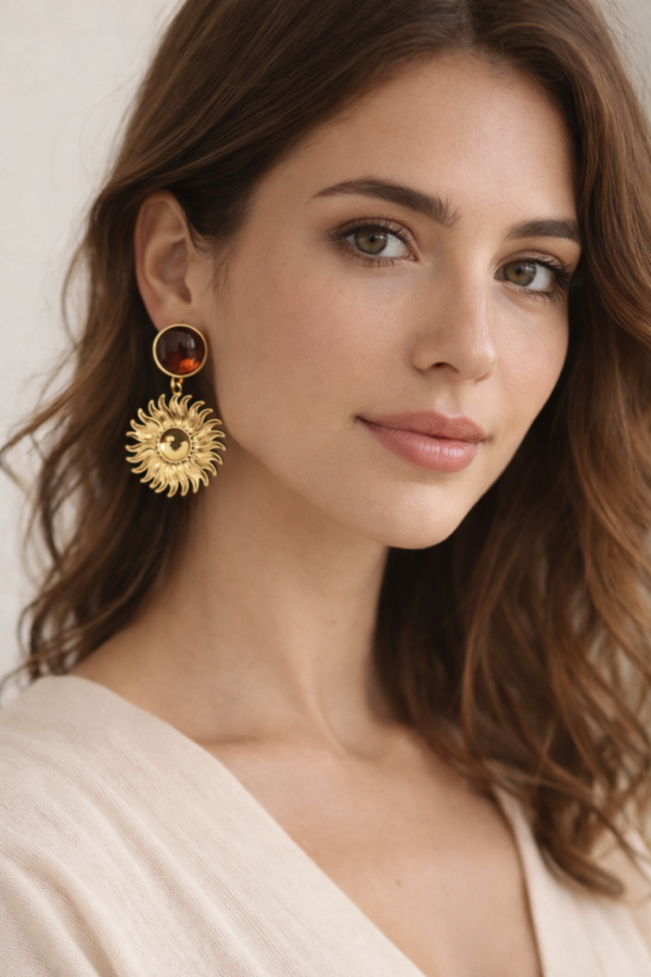 Boucles d’oreilles en acier inoxydable