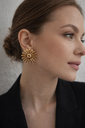 Boucles d’oreilles en acier inoxydable