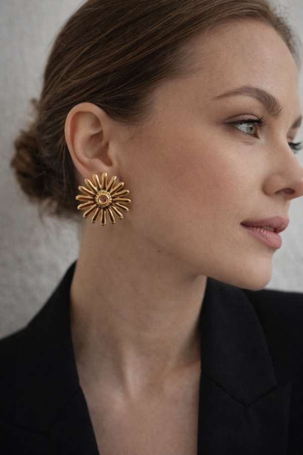 Boucles d’oreilles en acier inoxydable