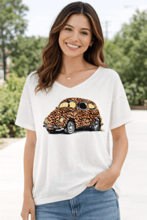 T-shirt blanc en maille