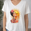 T-shirt blanc en maille