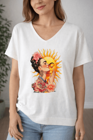 T-shirt blanc en maille