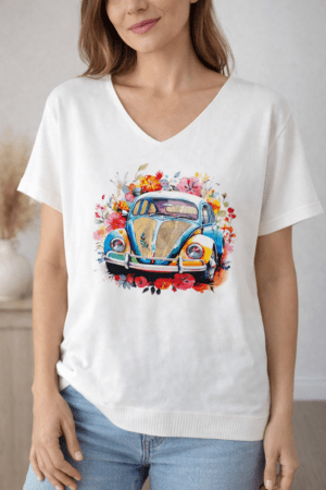 T-shirt en maille fine