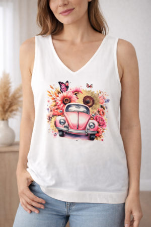 Débardeur en maille fine