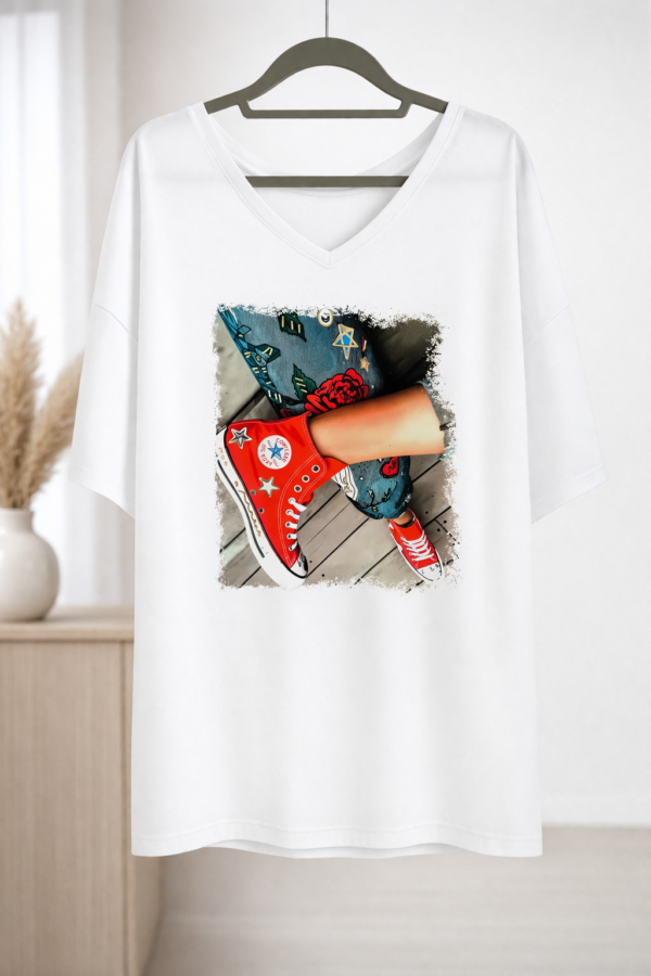 T-shirt blanc  oversize