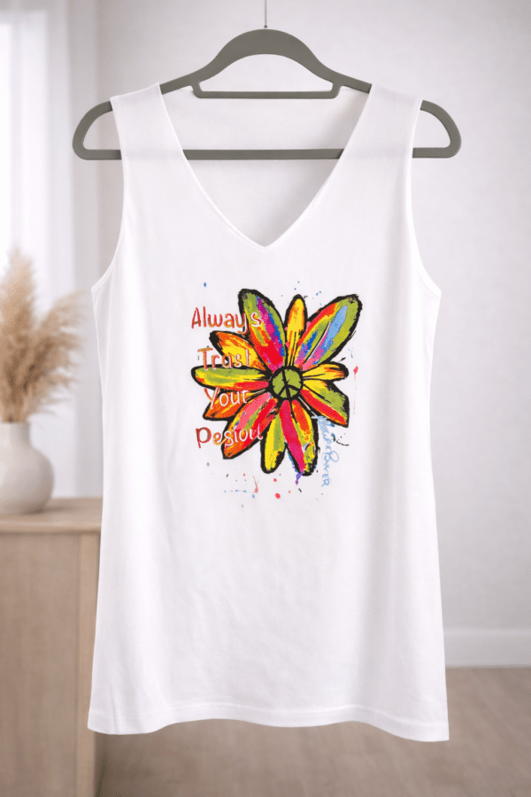 Débardeur en maille fine trapèze oversize