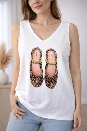 Débardeur en maille fine trapèze oversize