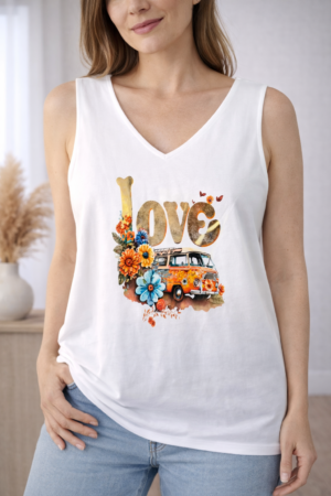 Débardeur en maille fine oversize trapèze